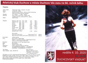 BĚH DUCHCOVSKÝ VIADUKT - 66. ročník, 4. 10. 2020
