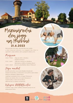 MEZINÁRODNÍ DEN JÓGY NA HNĚVÍNĚ 21. 6. 2023