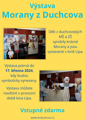 VÝSTAVA/MORANY Z DUCHCOVA, 15. 2. - 17. 3. 2024