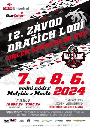 12. ZÁVOD DRAČÍCH LODÍ ORLEN STARCOLOR CUP 7. - 8. 6. 2024