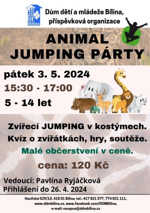 ANIMAL JUMPING PÁRTY 3. 5. 2024