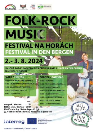 FOLK - ROCK MUSIC FESTIVAL 2. - 3. 8. 2024