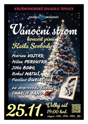 VÁNOČNÍ STROM – KONCERT PÍSNÍ KARLA SVOBODY 25. 11. 2024