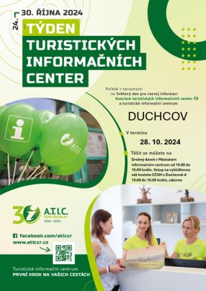 TÝDEN TURISTICKÝCH INFORMAČNÍCH CENTER - DUCHCOV, 28. 10. 2024