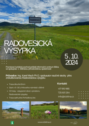 TURISTICKÝ POCHOD NA RADOVESICKOU VÝSYPKU 5. 10. 2024