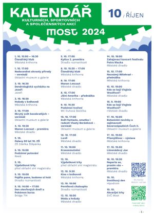 ŘÍJNOVÝ PROGRAM - MĚSTO MOST 2024