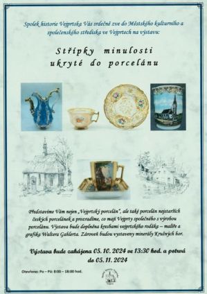 STŘÍPKY MINULOSTI UKRYTÉ DO PORCELÁNU, 5. 10. – 5. 11. 2024