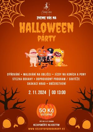 HALLOWEEN PÁRTY V SELSKÉM DVOŘE BRAŇANY 2. 11. 2024