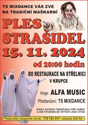 PLES STRAŠIDEL 15. 11. 2024