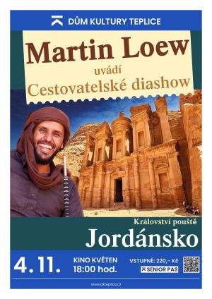 MARTIN LOEW - CESTOVATELSKÁ DIASHOW: JORDÁNSKO 4. 11. 2024