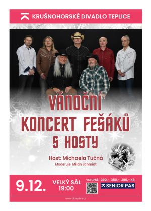 VÁNOČNÍ KONCERT FEŠÁKŮ S HOSTY 9. 12. 2024