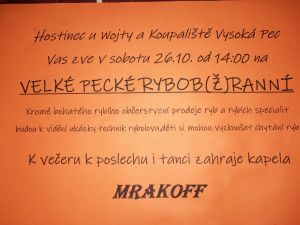 VELKÉ PECKÉ RYBOB(Ž)RANÍ, 26. 10. 2024