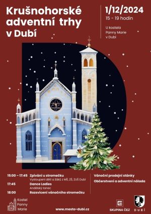 KRUŠNOHORSKÉ ADVENTNÍ TRHY 1. 12. 2024