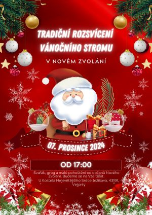 ROZSVĚCENÍ VÁNOČNÍHO STROMU, 7. 12. 2024