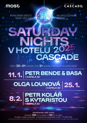 SATURDAY NIGHTS 11., 25. 1. A 8. 2. 2024