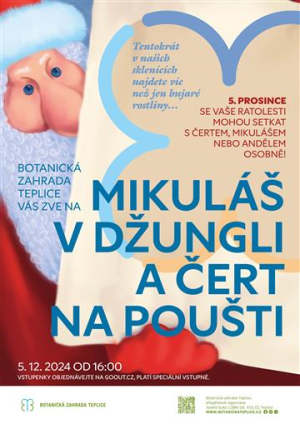 MIKULÁŠ V DŽUNGLI A ČERT NA POUŠTI 5. 12. 2024