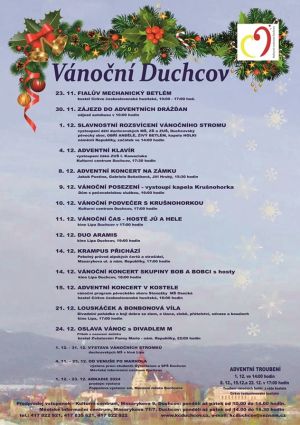 VÁNOČNÍ PROGRAM, 1. – 24. 12. 2024