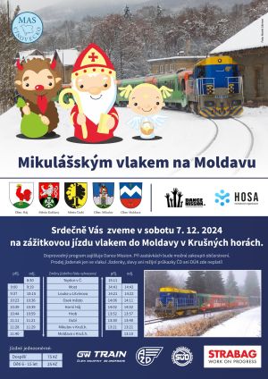 MIKULÁŠSKÝM VLAKEM NA MOLDAVU 7. 12. 2024