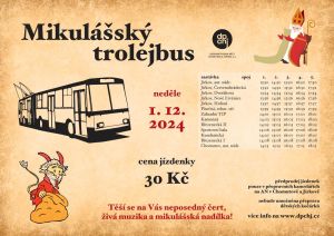 MIKULÁŠSKÝ TROLEJBUS 1. 12. 2024