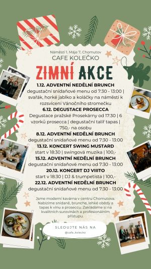 ZIMNÍ AKCE, 1. – 22. 12. 2024