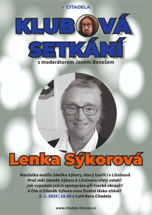 KLUBOVÁ SETKÁNÍ, LENKA SÝKOROVÁ, 8. 1. 2025