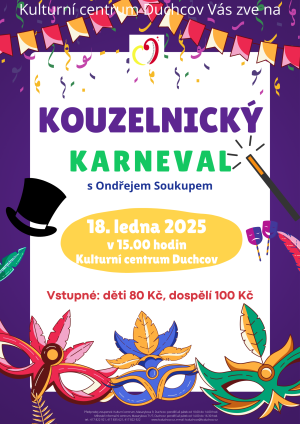 KOUZELNICKÝ KARNEVAL, 18. 1. 2025