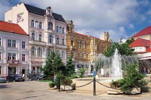 Fountain on Benes Square - Teplice